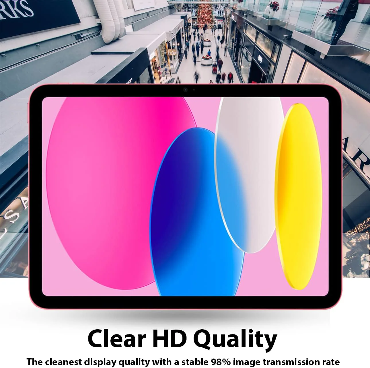 PROTECT  iPad 10th Gen Sapphire Crystal Screen Protector, Protective, Anti Scratch, Tempered Glass, Clear, SCIP10 - Image 3
