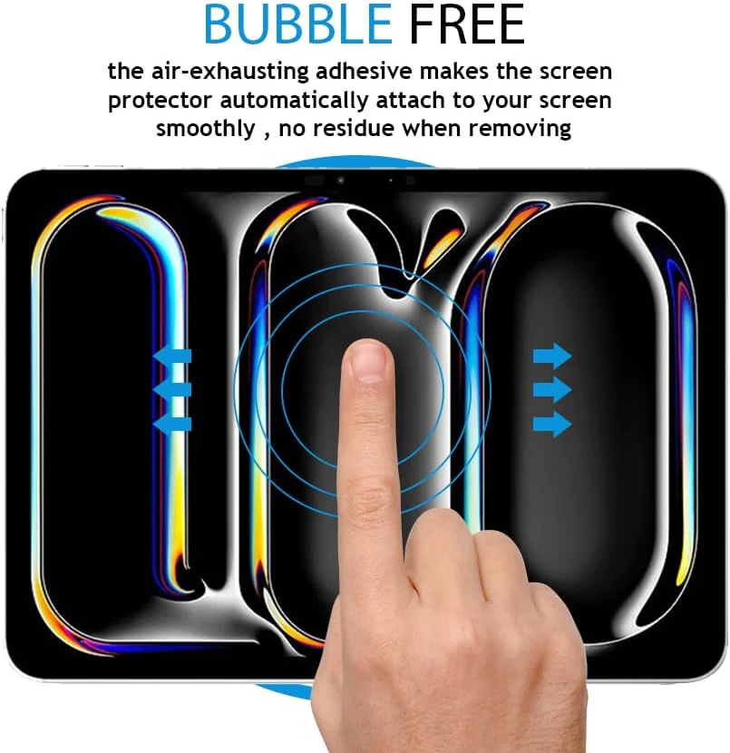 PROTECT iPad Air 13 inch 2024 Sapphire Crystal Screen Protector, Protective, Anti Scratch, Tempered Glass, Clear, SCIPAD13SAIR - Image 5