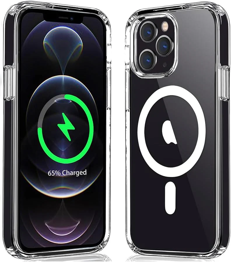 PROTECT iPhone 12 Pro Lucid Phone Case, Magsafe, Bundle, Screen Protector included, Clear, MSIP12P