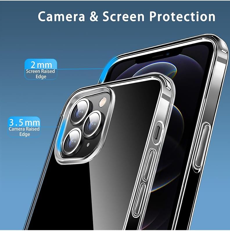 PROTECT iPhone 12 Pro Lucid Phone Case, Magsafe, Bundle, Screen Protector included, Clear, MSIP12P - Image 3