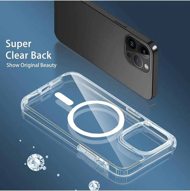 PROTECT iPhone 12 Pro Lucid Phone Case, Magsafe, Bundle, Screen Protector included, Clear, MSIP12P - Image 5