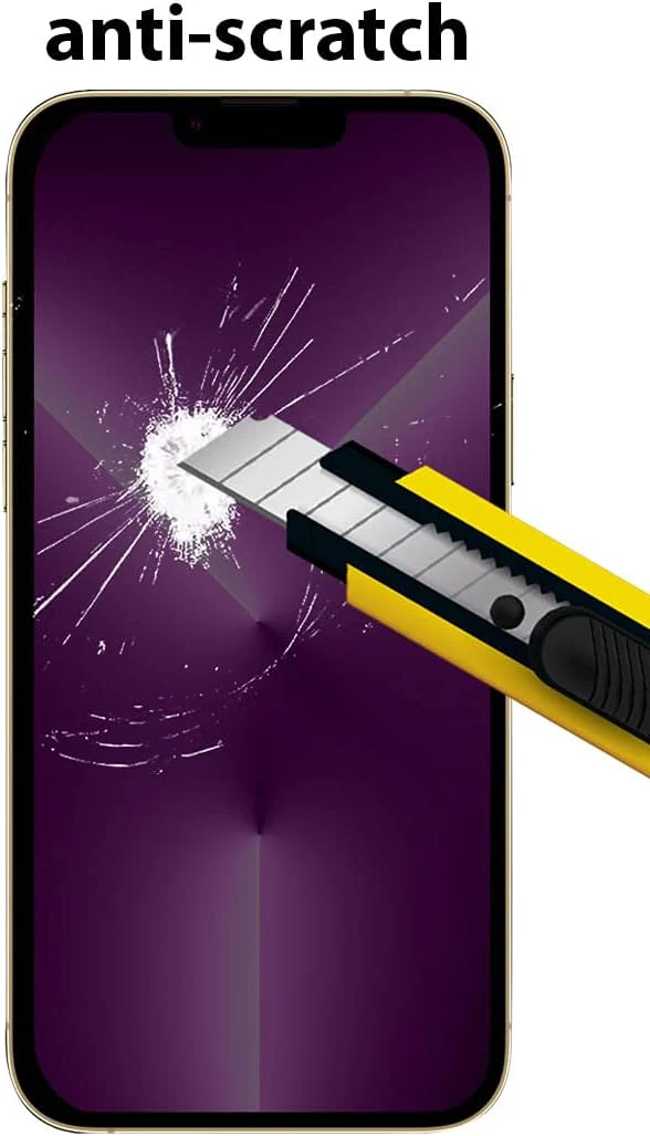 PROTECT  iPhone 13 Pro Max Privacy Screen Protector,  9D Tempered Glass, Anti Scratch, Matte , Black, PIP13PMTGM - Image 2