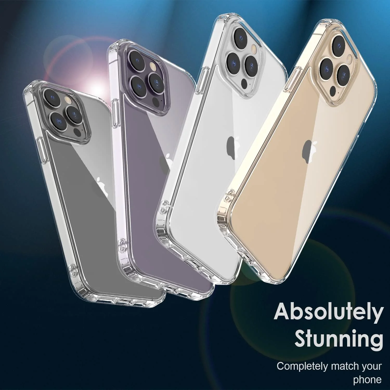 PROTECT iPhone 14 Pro Lucid Phone Case, Anti Scratch, Bundle, Screen Protector included, Protective, Clear, LIP14P - Image 2