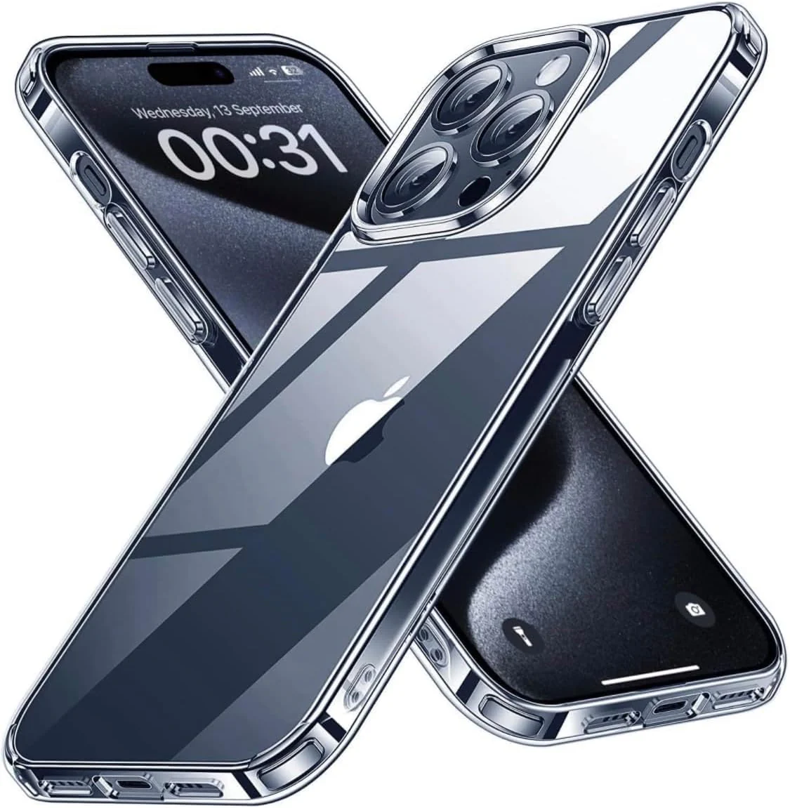 PROTECT  iPhone 15 Pro Max Lucid Phone Case, Anti Scratch, Transparent, Protective, Clear, LIP15PM