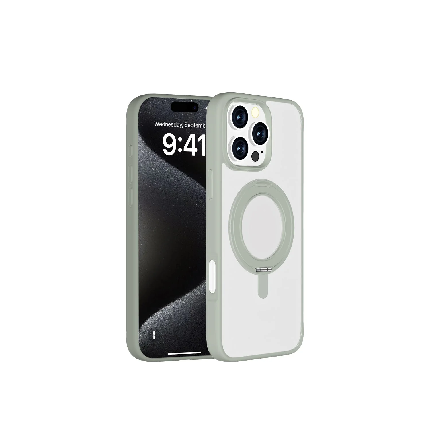PROTECT iPhone 16 Pro Fume Phone Case, Platinum, FMSIP16PPLT