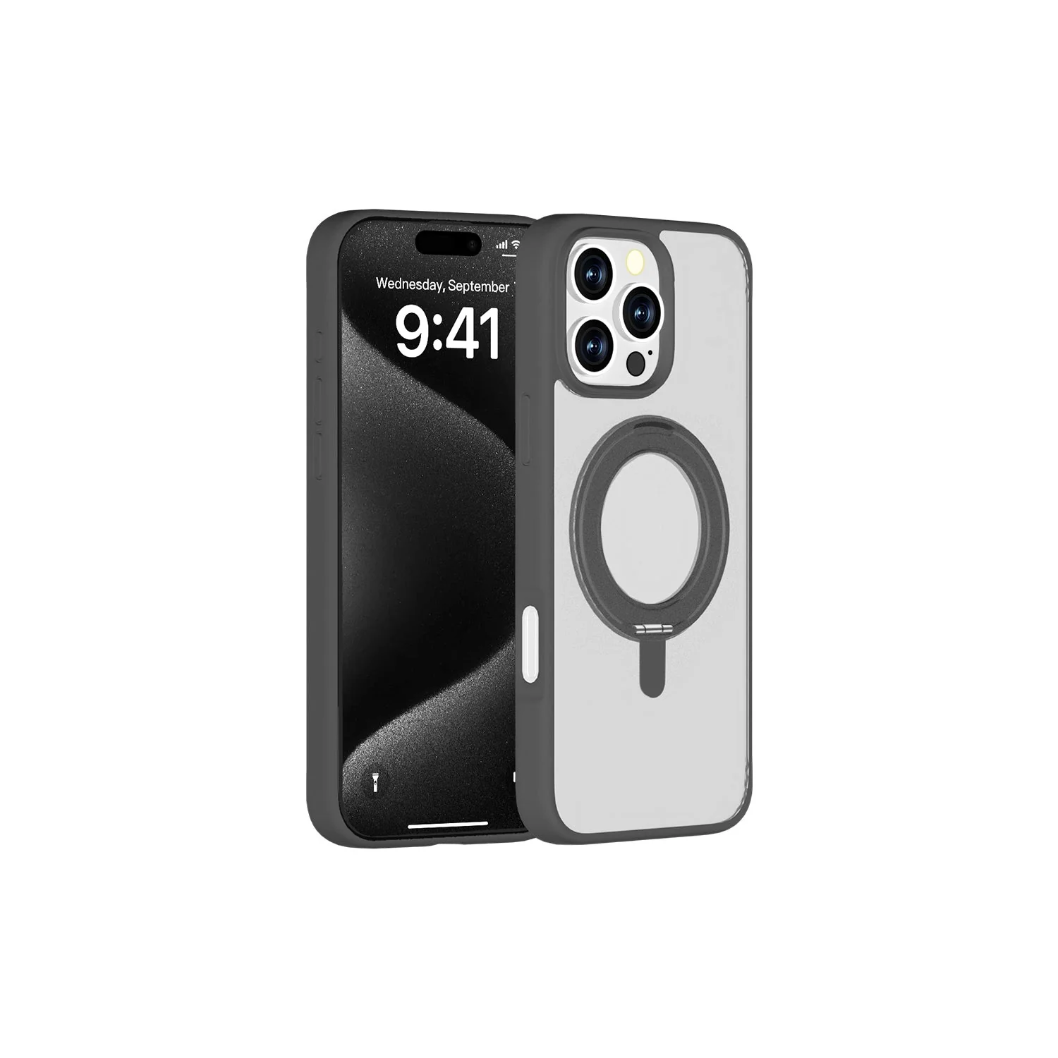PROTECT  iPhone 16 Pro Max Fume Phone Case, Magsafe, Black, FMSIP16PMBLK - Image 3