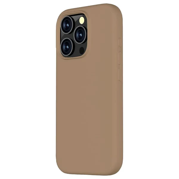 PROTECT  iPhone 16 Pro Silicon Phone Case, Magsafe, Protective, Anti Scratch, Brown, SMIP16PBRN
