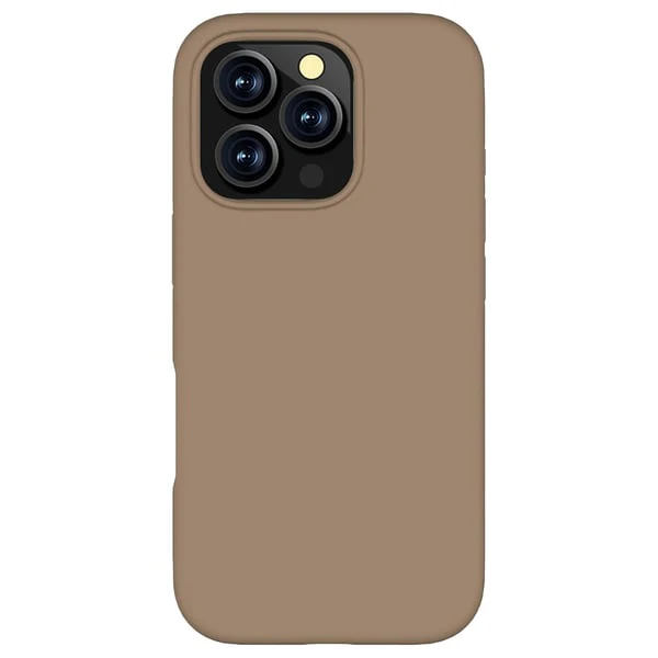 PROTECT  iPhone 16 Pro Silicon Phone Case, Magsafe, Protective, Anti Scratch, Brown, SMIP16PBRN - Image 3