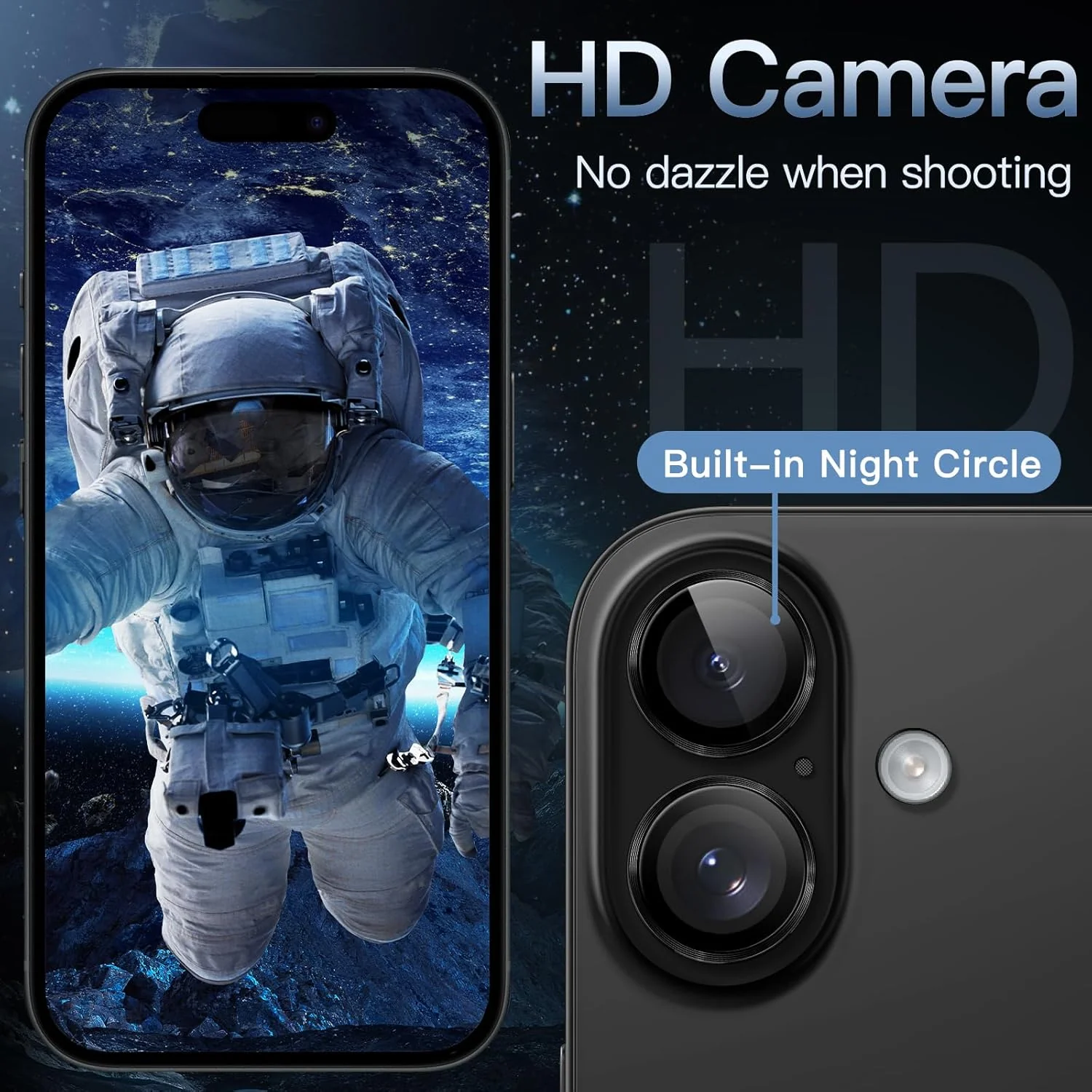 PROTECT iPhone 16 Xzoom Lens Protector, Sapphire Glass, Alloy Material, Ultra Clear, Premium Finish, Black, XIP16BLK - Image 5