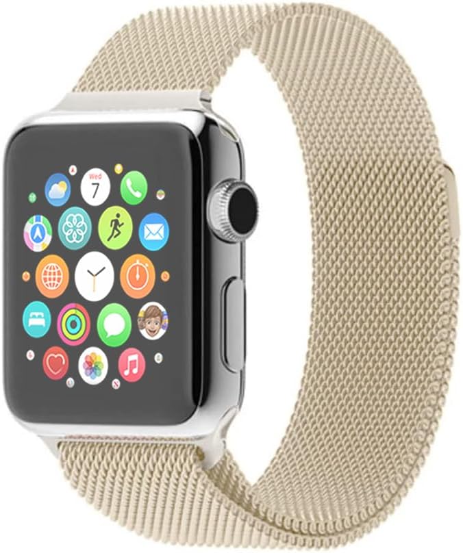 PROTECT  Milanese Band Watch Strap, For Apple Watch, 38/40/41mm, Gold, MWS38GLD