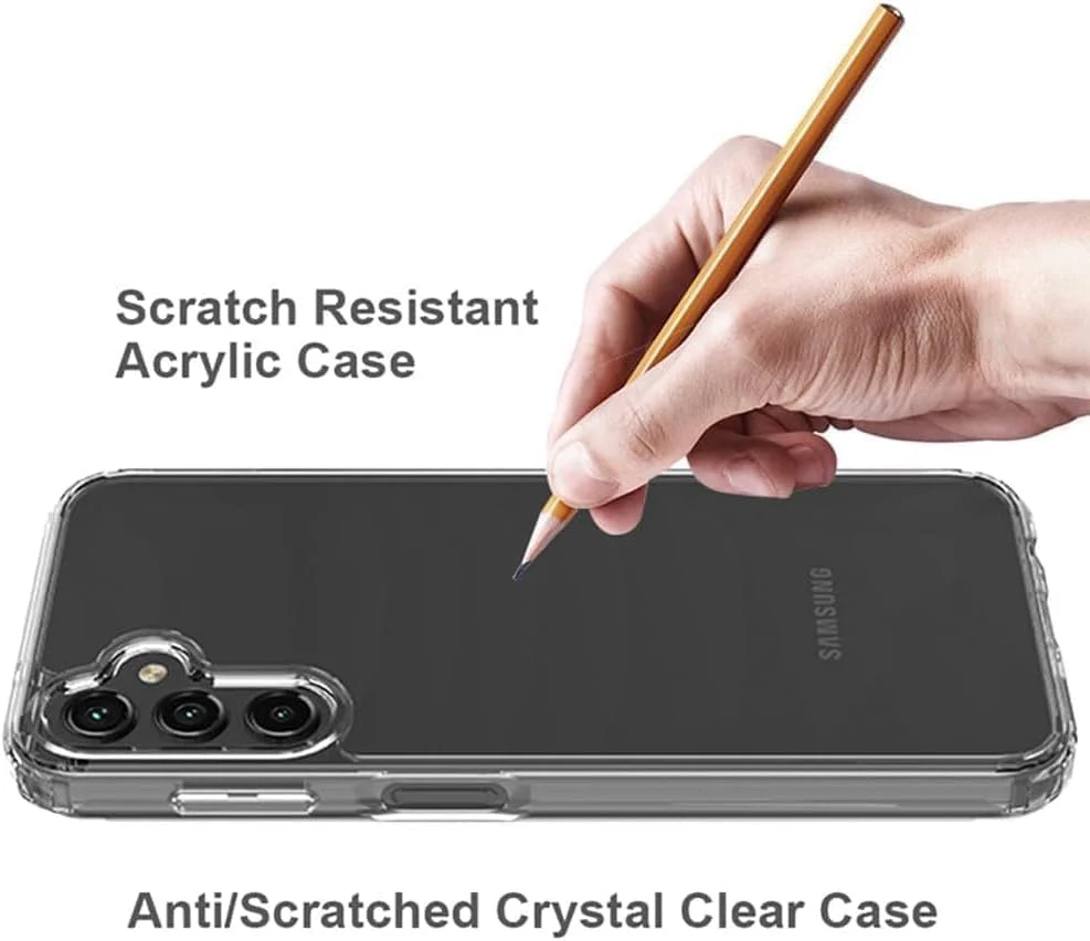PROTECT Samsung A55 Lucid Phone Case, Anti Scratch, Bundle, Screen Protector included, Protective, Clear, LSAMA55 - Image 5
