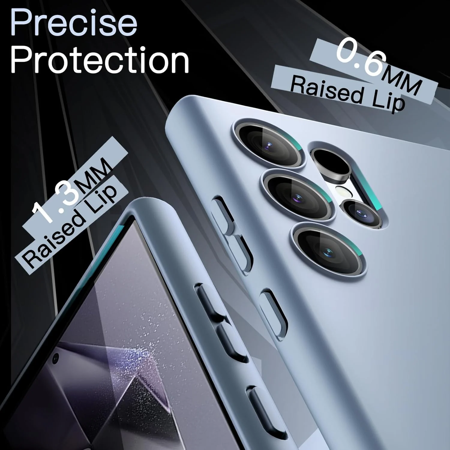 PROTECT  Samsung S25 Ultra Silicon Phone Case, Magnetic, Protective, Anti Scratch, Blue, SMS25UBLU - Image 4