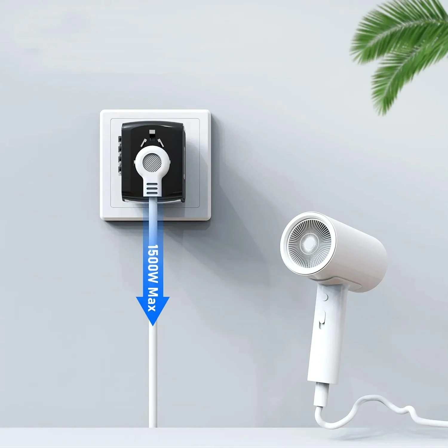 PROTECT  Travel Essential Universal Adapter, 6 A Ceramic Fuse, 1 Type C Output, 3 USB A Output, Black, SL-199-3U-T - Image 5