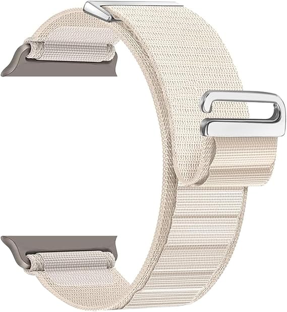 PROTECT Ultra Band Watch Strap, For Apple Watch, 44/45/49mm, Premium fabric, White, UWS45W
