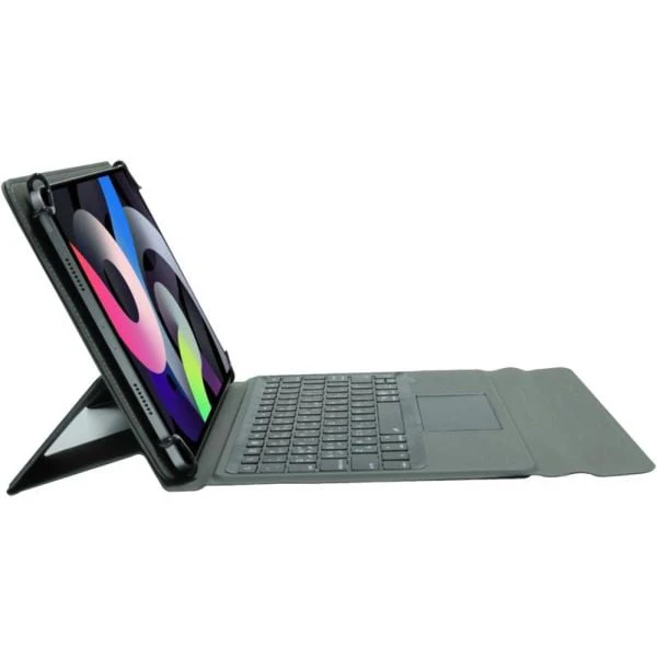 PROTECT  Universal Adjustable Tablet Keyboard, 7-11 inch, Trifold Stand, Pen Slot, Backlit, Grey, WR200 - Image 4