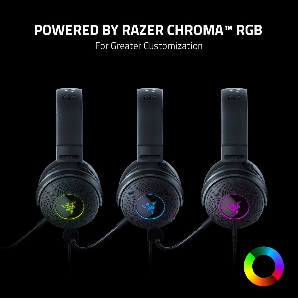 Razer Kraken V3 Hypersense Wired Usb Gaming Headset Black - Image 7