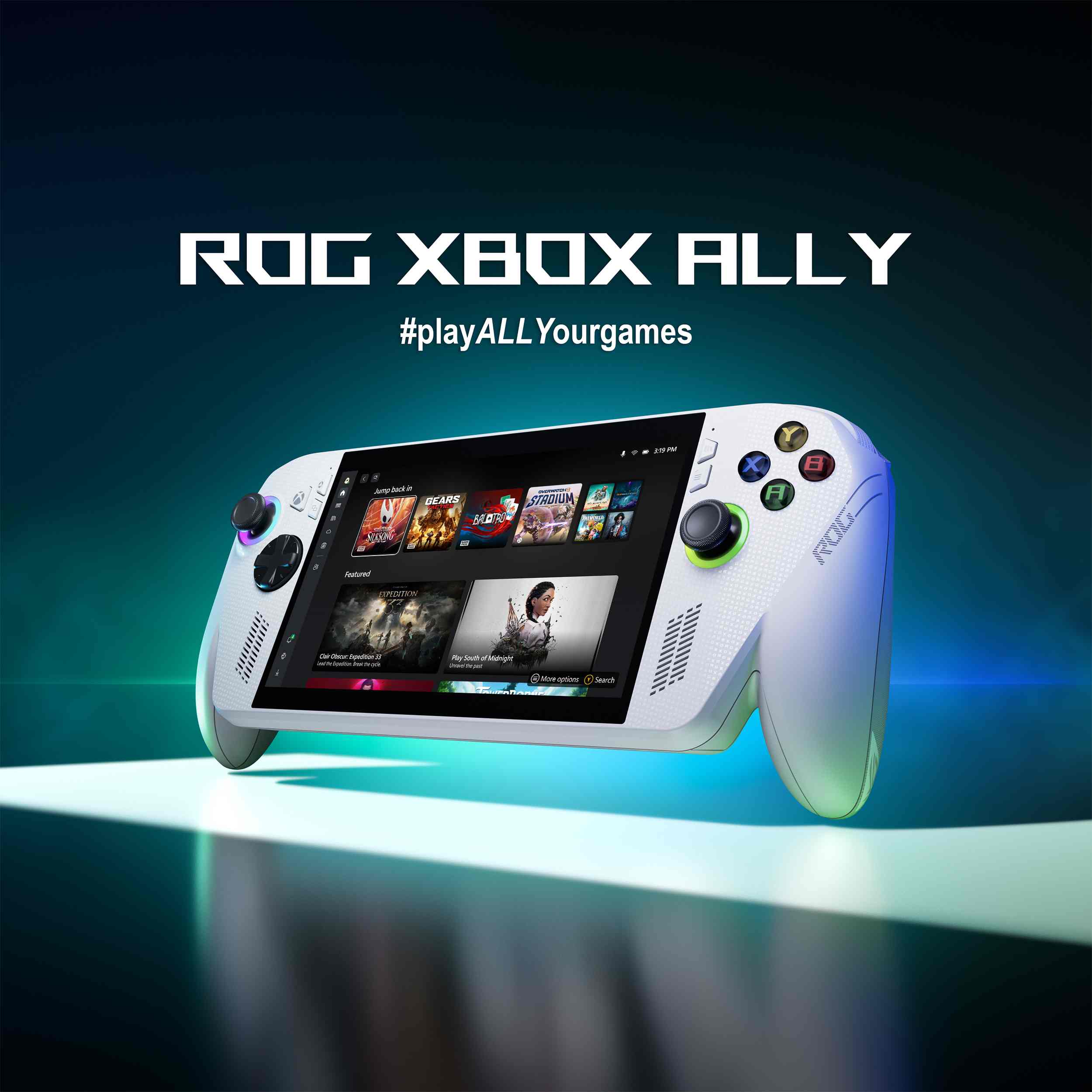 ROG XBOX Ally Gaming Handheld Ryzen Z2 A Processor, 16GB RAM, 512GB Storage, 7-inch display, Windows 11 Home, White - Image 2