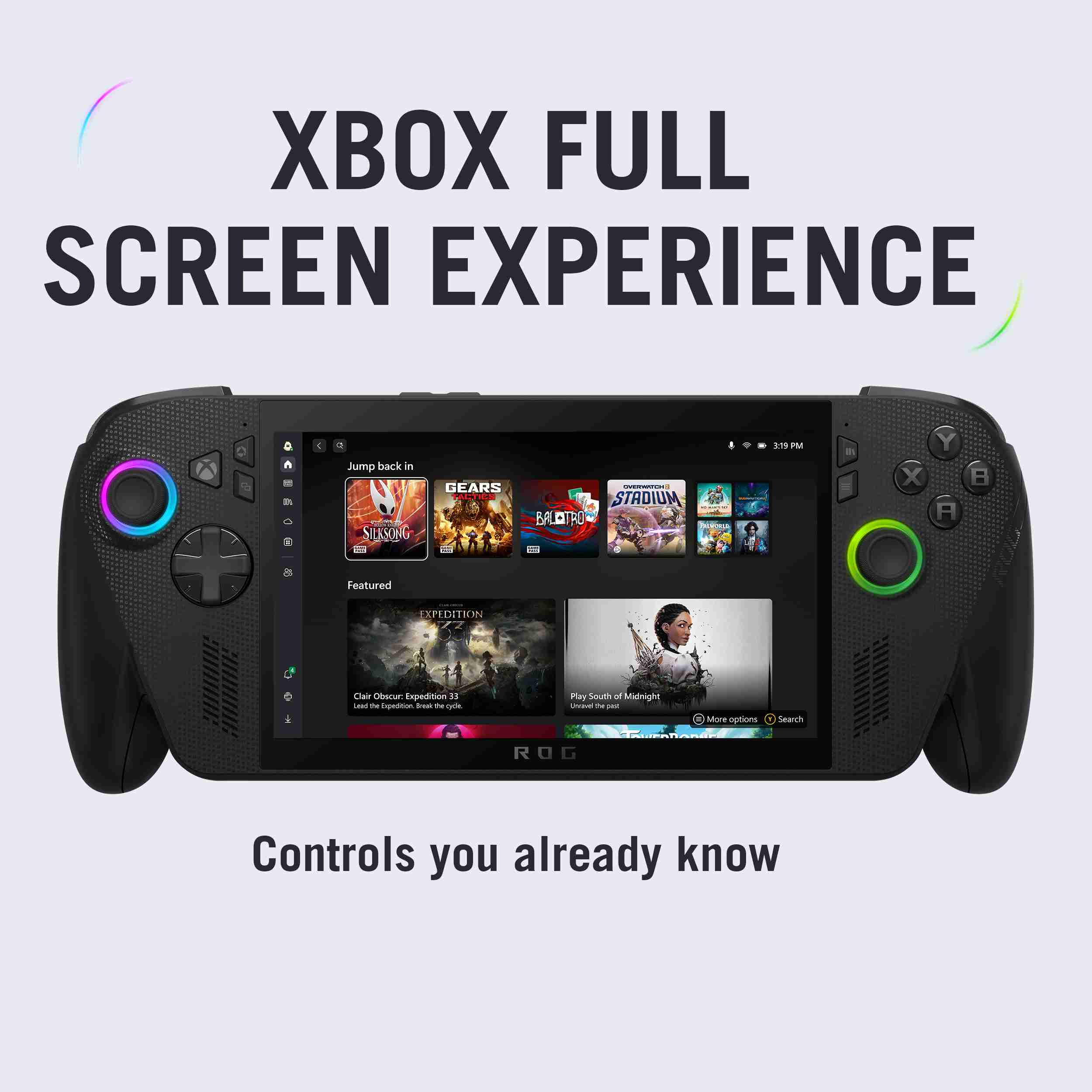 ROG XBOX Ally X Gaming Handheld Ryzen AI Z2 Extreme Processor, 24GB RAM, 1TB Storage, 7-inch FHD display, Windows 11 Home, Black - Image 12