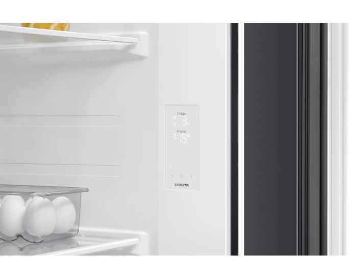Samsung Bespoke AI Side-by-Side Refrigerator with AI Energy Mode, 655L Capacity, RS70F65Q1FAE, Black - Image 9