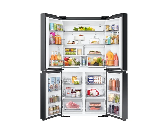 Samsung Bespoke T Style French Door Refrigerator, 602L, Black, RF65DG90BEB1AE - Image 4