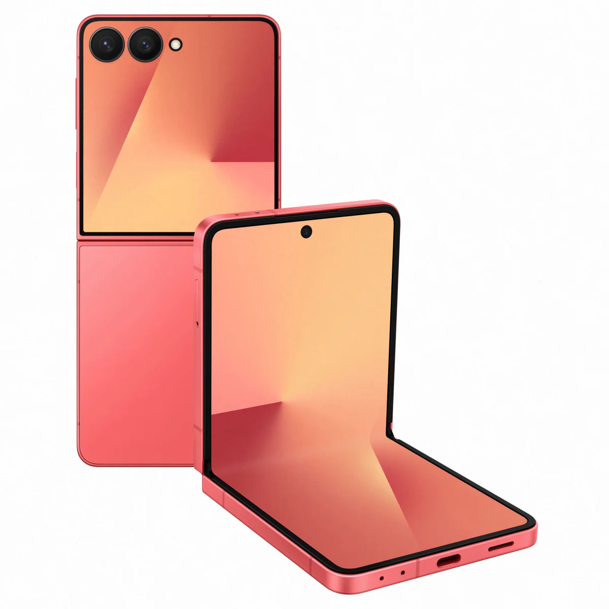 Samsung Galaxy Z Flip7 5G Smartphone 12GB RAM, 512GB Storage, Coral Red