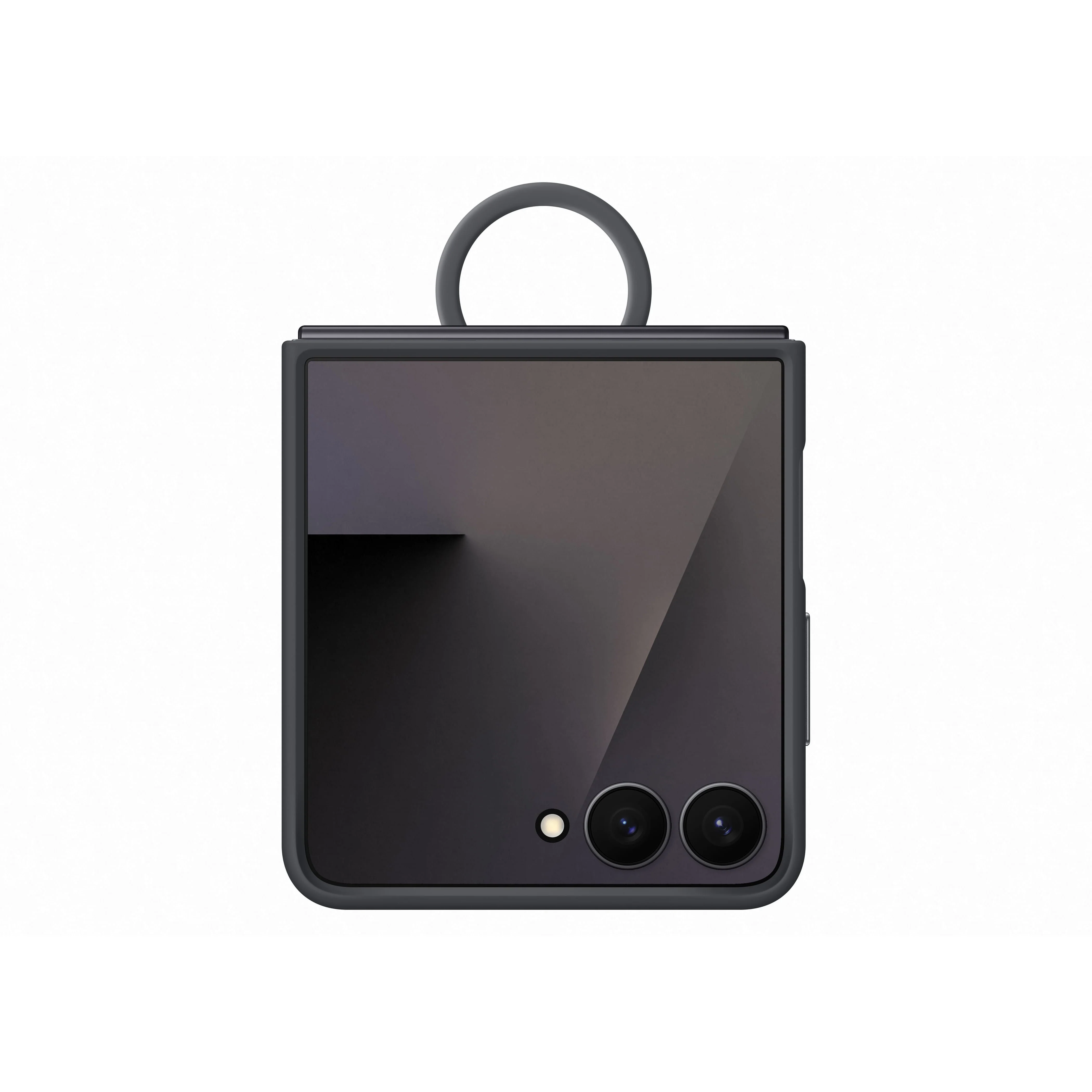 Samsung Galaxy Z Flip7 Silicone Ring Case, Black