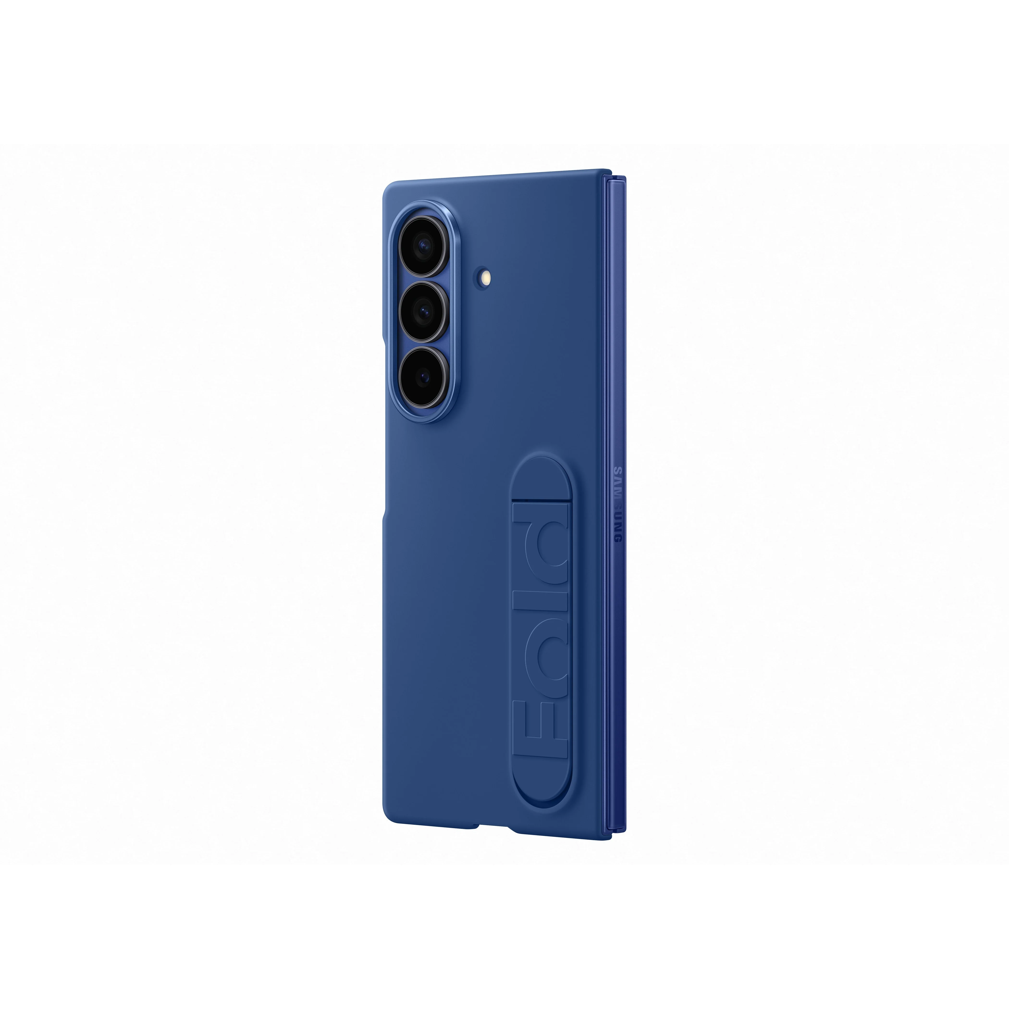 Samsung Galaxy Z Fold7 Silicone Grip Case with Stand, Navy - Image 6