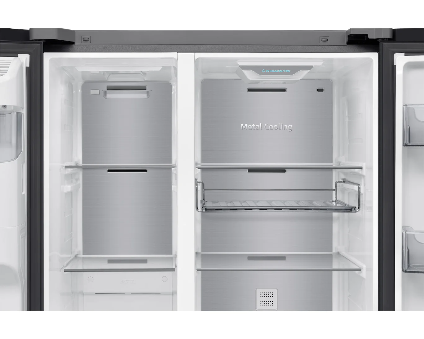 SAMSUNG Bespoke AI Side-by-Side Refrigerator 9" LCD AI Home 615L, RS90F64D1FAE - Image 5