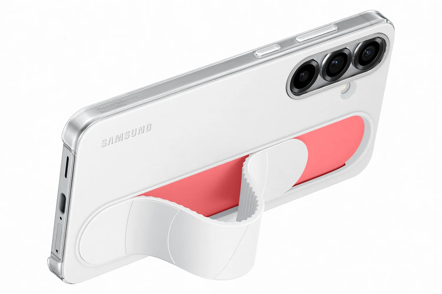 Samsung S25 Plus Standing Grip Case White, EF-GS936CWEGWW - Image 3