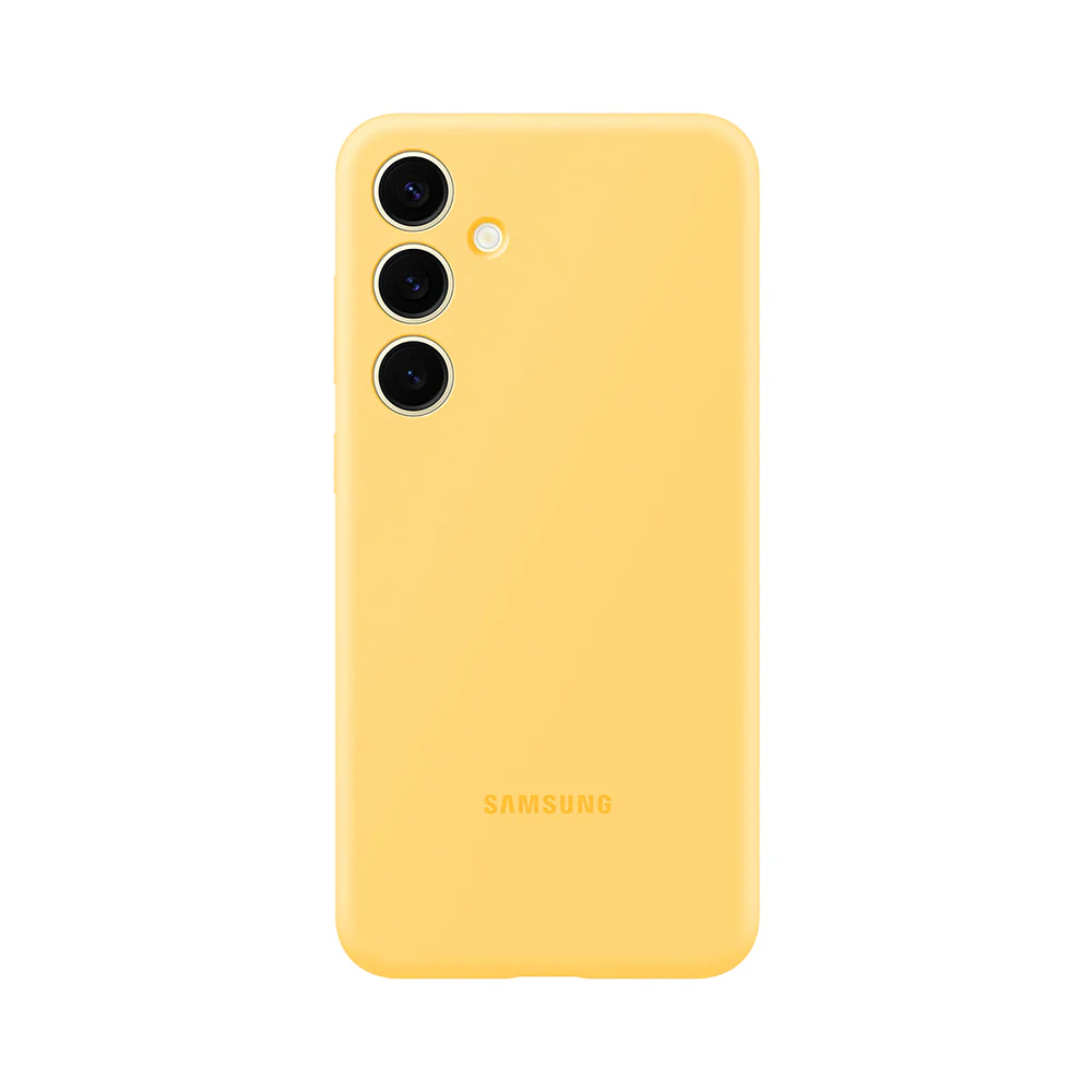 Silicone Case Cover for Samsung Galaxy S24 Plus Yellow