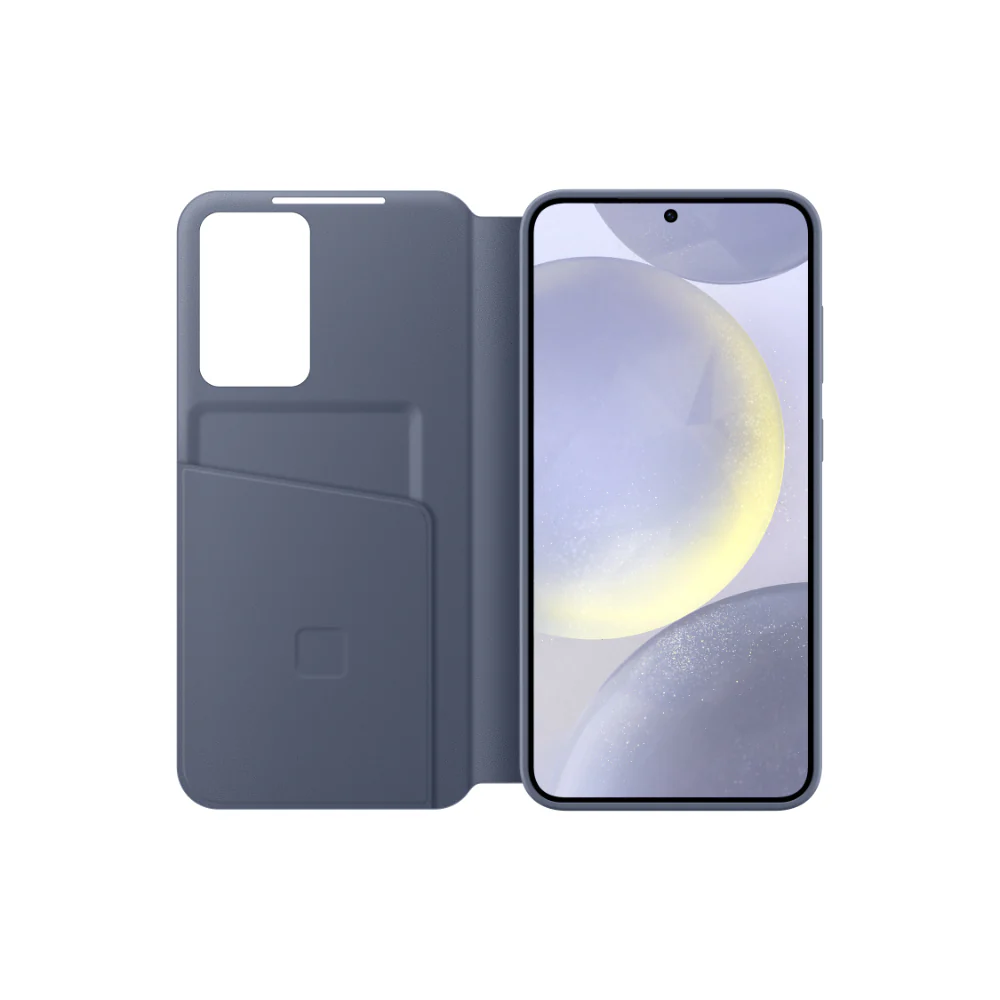 Smart View Wallet Case for Samsung Galaxy S24 Plus Violet - Image 3