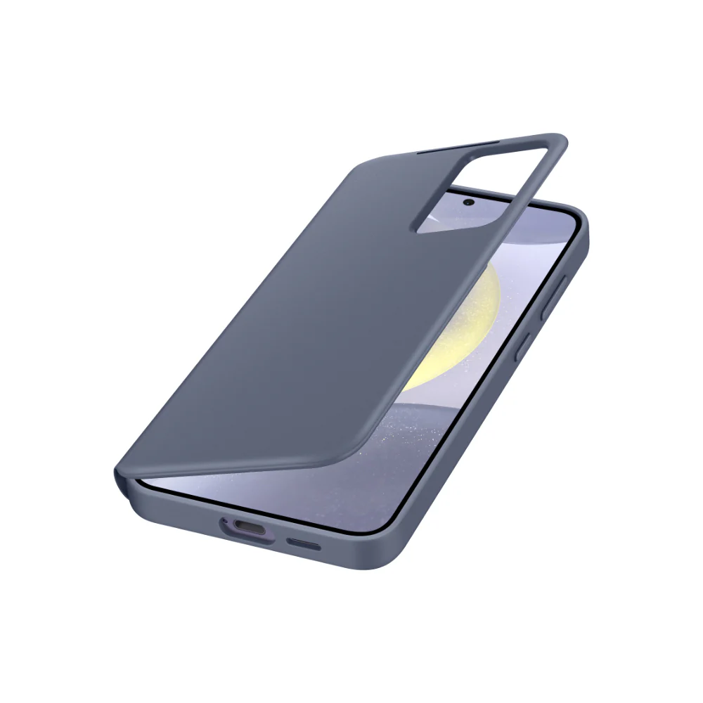 Smart View Wallet Case for Samsung Galaxy S24 Plus Violet - Image 4