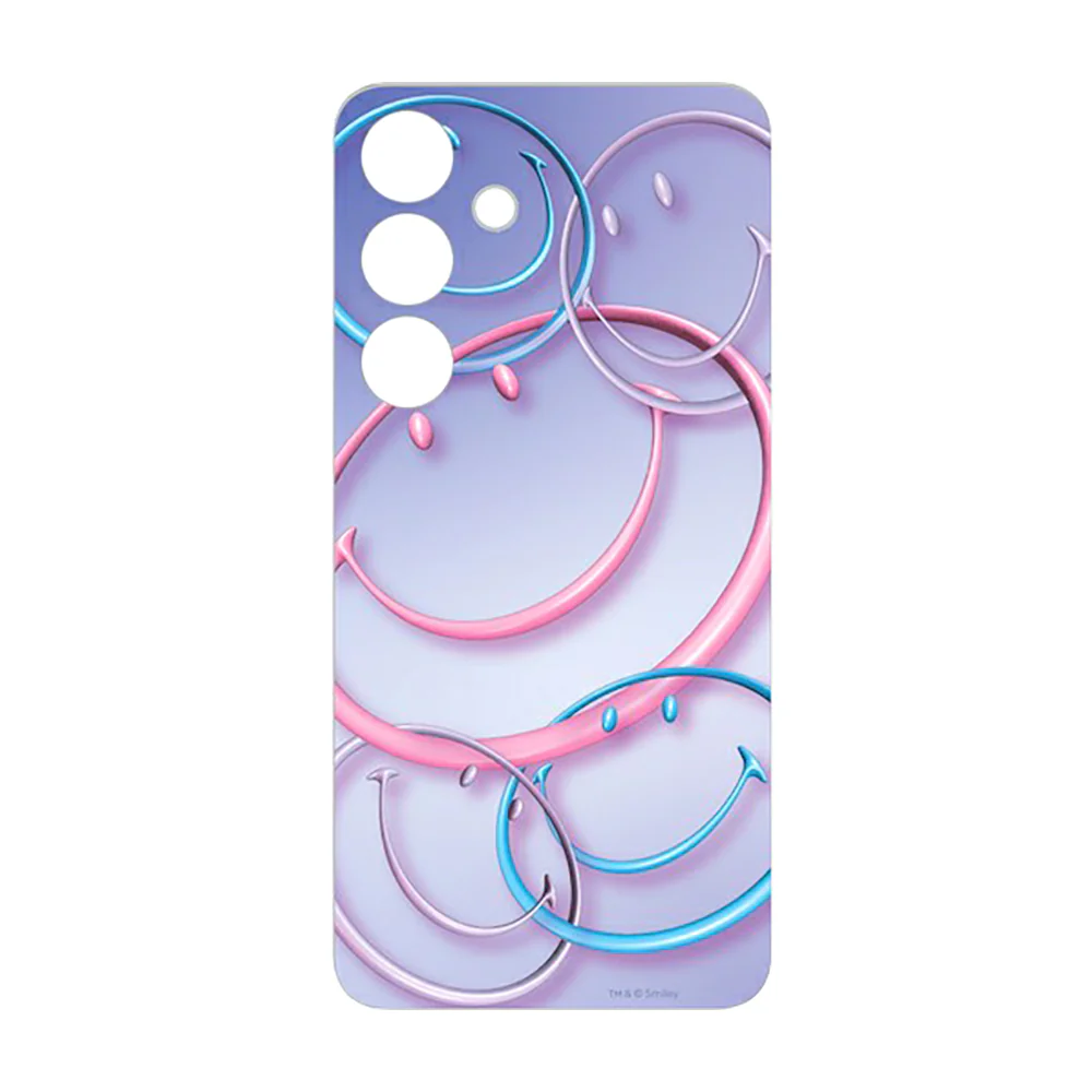 Samsung Smiley Ring Interactive Card for Galaxy S24 Purple