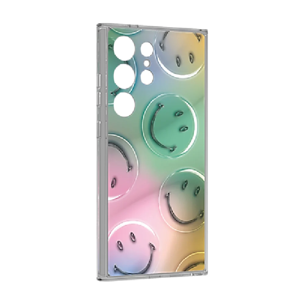 Samsung Smiley Bubble Flipsuit Card for Galaxy S24 Ultra Green - Image 5