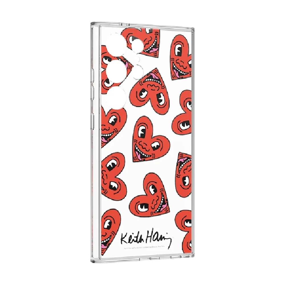 Samsung Keith Haring Heart Interactive Card for Galaxy S24 Ultra Red - Image 3