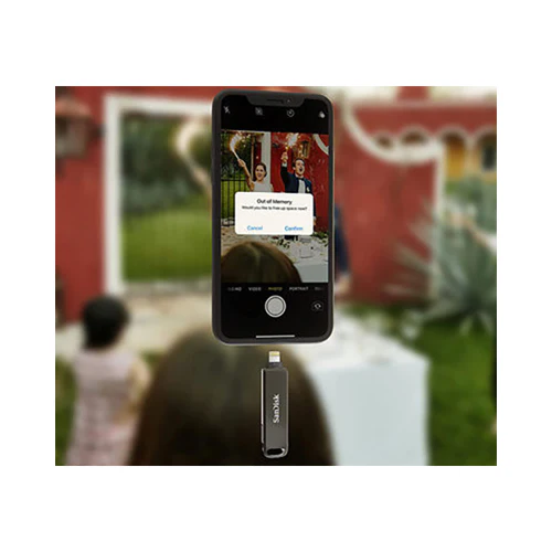 SanDisk iXpand Go Flash Drive 256GB Silver - Image 6