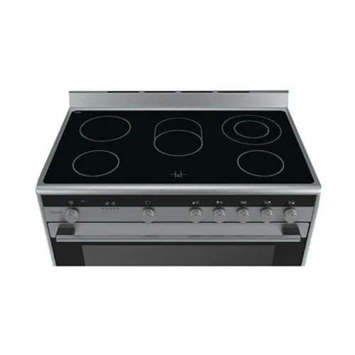 Siemens 5 Hobs Ceramic Electric Cooker Silver HY738357M - Image 3