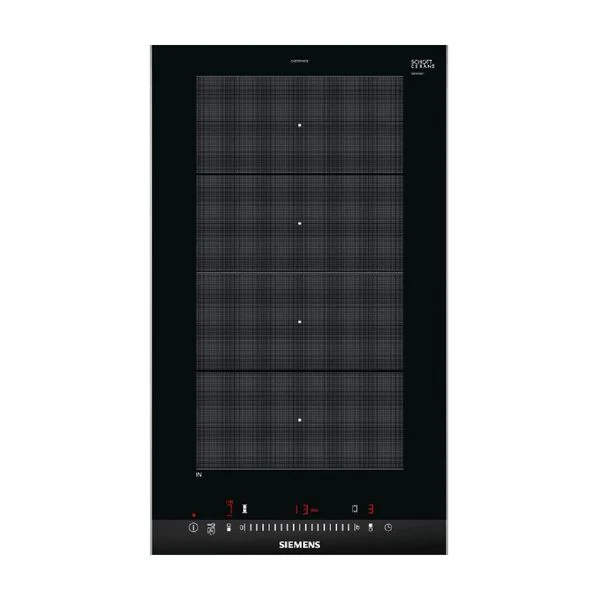 Siemens Built In Flex Induction Electric Cooktop 30cm Black EX375FXB1E