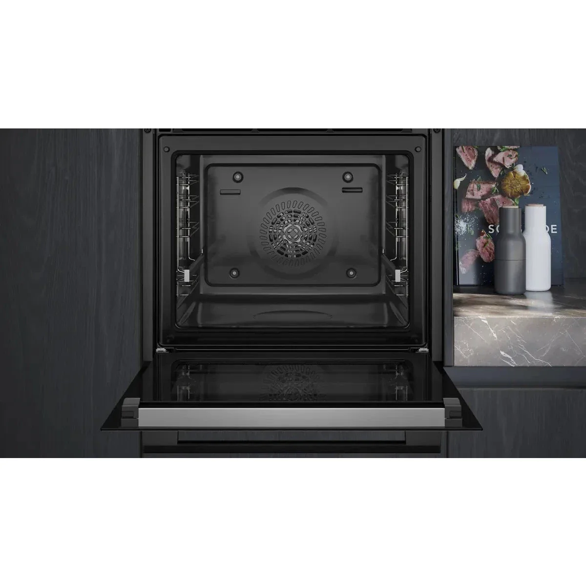Siemens iQ300 Built-in Oven 60 x 60 cm, 8 cooking modes, Stainless steel, HB272GES3M - Image 3