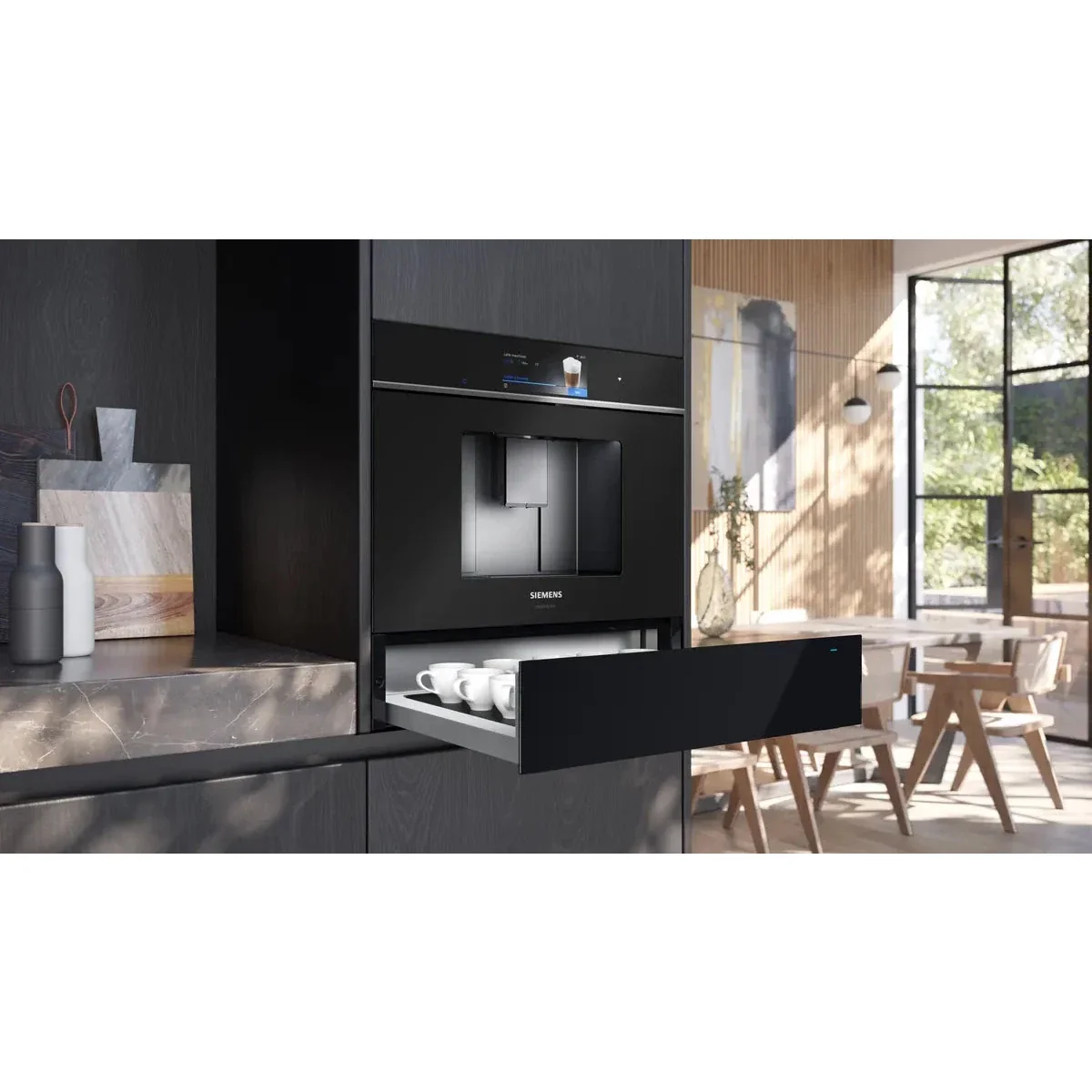Siemens iQ700 Built-in Warming Drawer, 60cm, Wi-Fi, Black, BI710C1B1B - Image 4