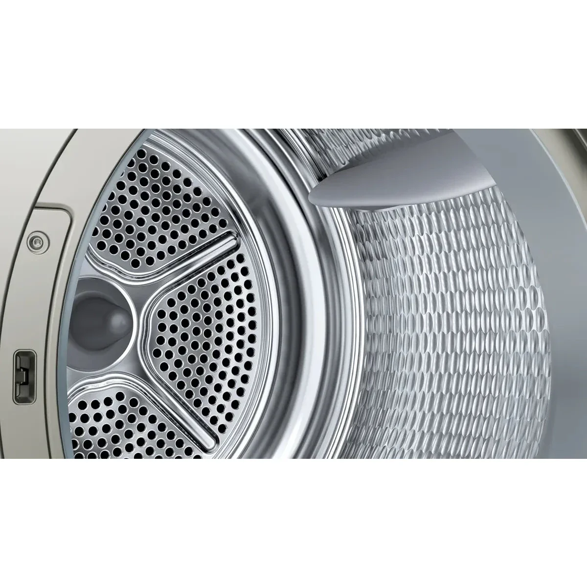 Siemens iQ700 Heat Pump Tumble Dryer 9KG, Wi-Fi, Silver Inox, WQ45B2BXGC - Image 4