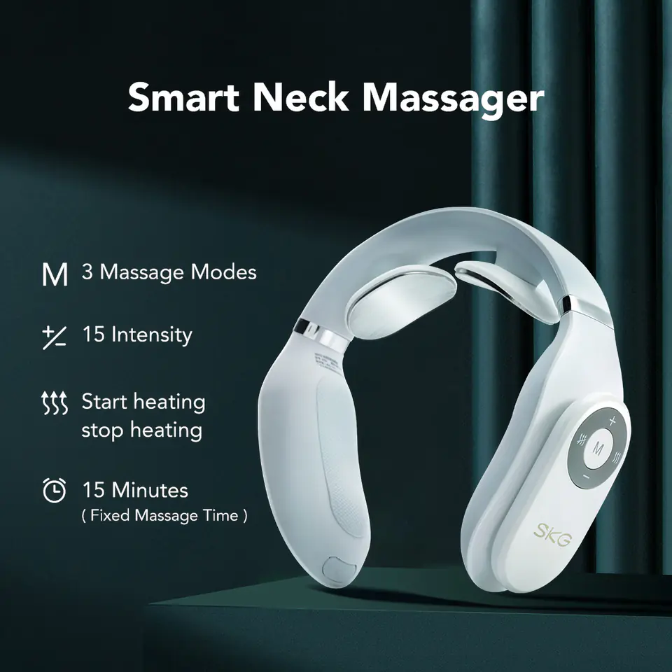 SKG 4098E Neck Massager, Electric Neck Therapy Device, Deep Tissue Relaxation & Muscle Relief - Image 3