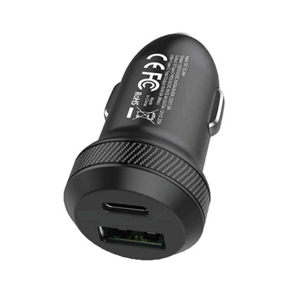 Smart 27W Car Charger Black - Image 5
