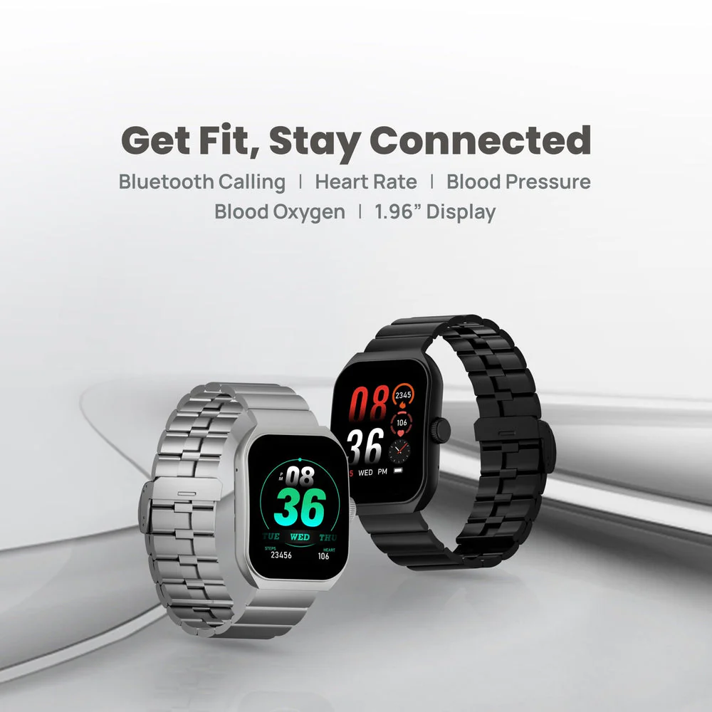 Smartix Premium CrossFit Curve Smartwatch Silver - Image 2