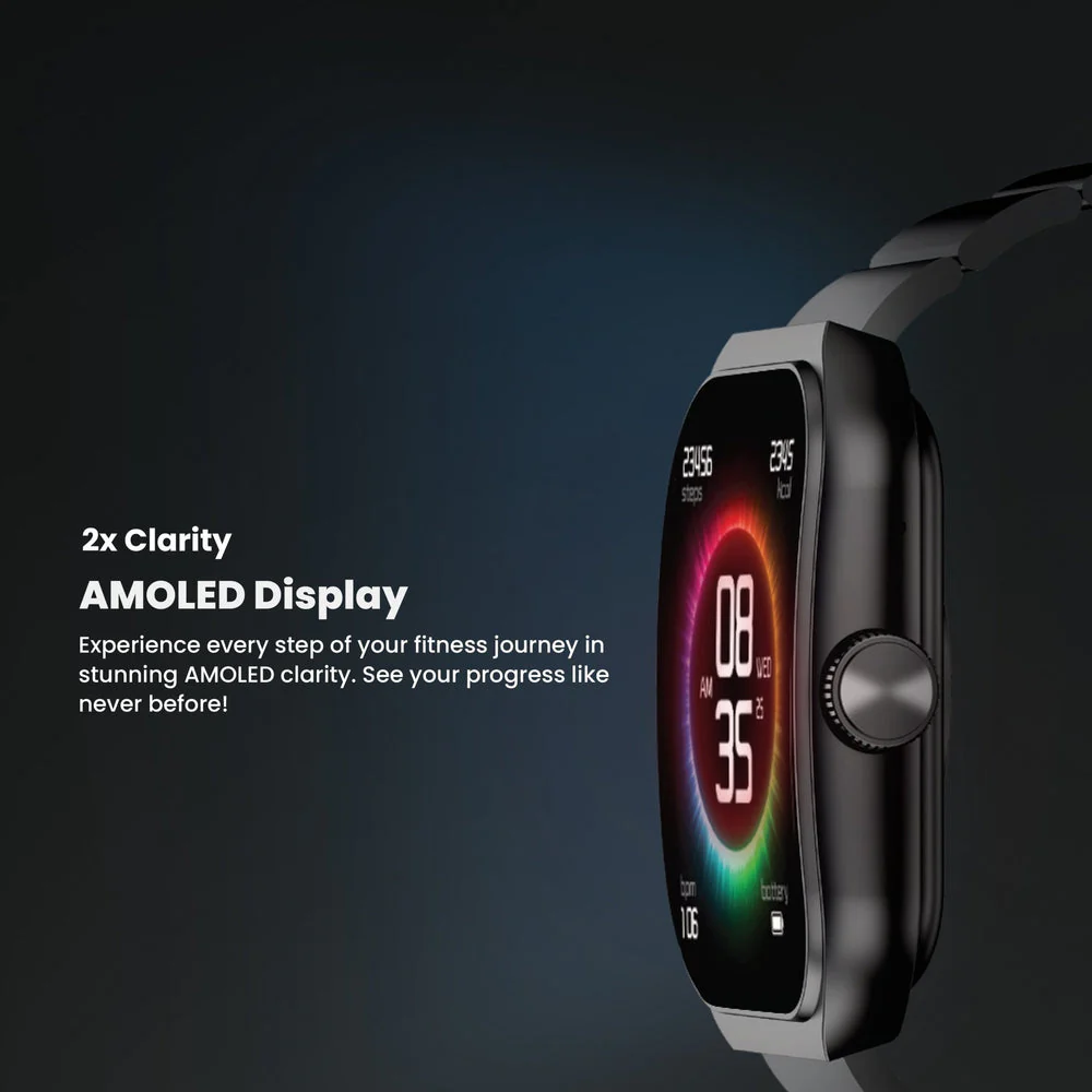 Smartix Premium CrossFit Curve Smartwatch Silver - Image 6