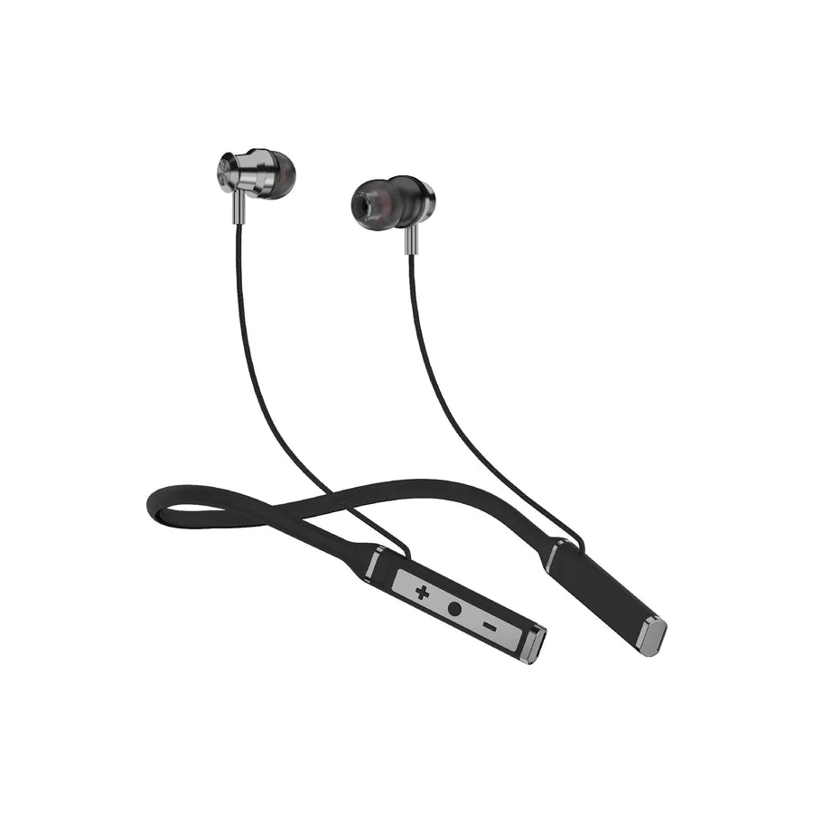 Smartix Premium Immerse Curv Neckband Wireless Earphone, Black - Image 2