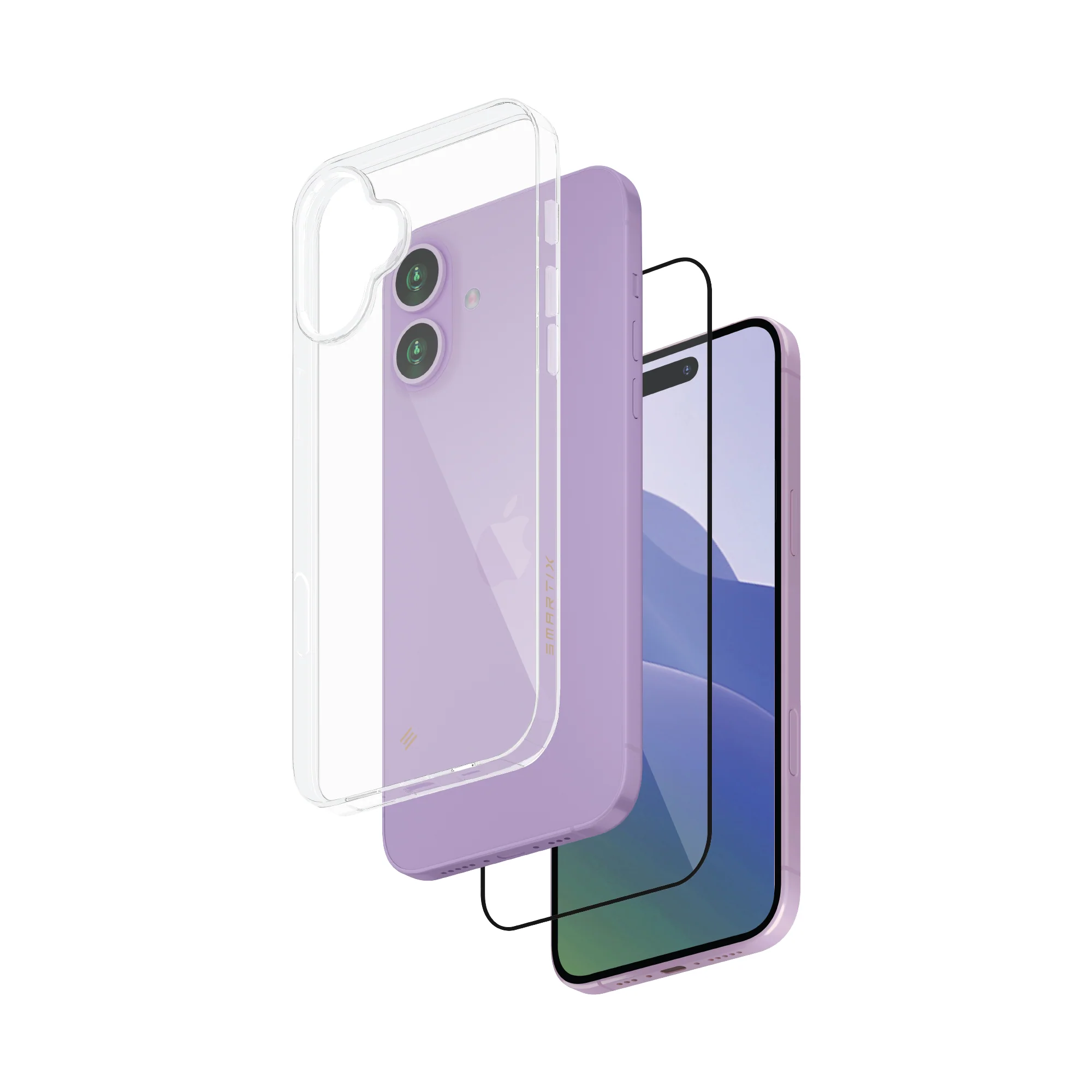 Smartix SM16BNCL Case & Glass iPhone 16 - Image 4