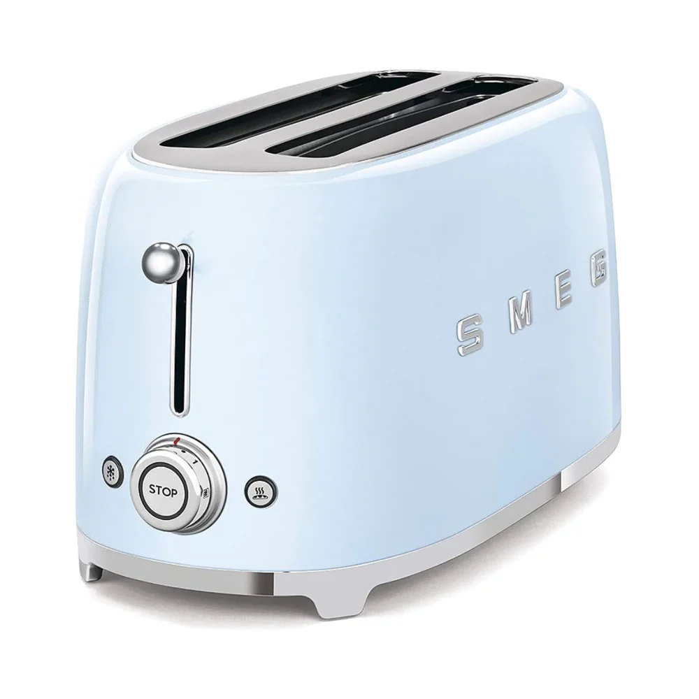 Smeg 50's Retro Style 4-Slice Toaster 1500W Pastel Blue - Image 3
