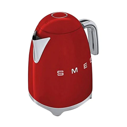 Smeg Klf03RdUK, 50'S Retro Style Kettle, 1.7 L Capacity With Water Level Indicator, 360 Swivel Base, Anti-Slip Feet, Soft Opening Lid, Stainless Steel, Red - Image 2