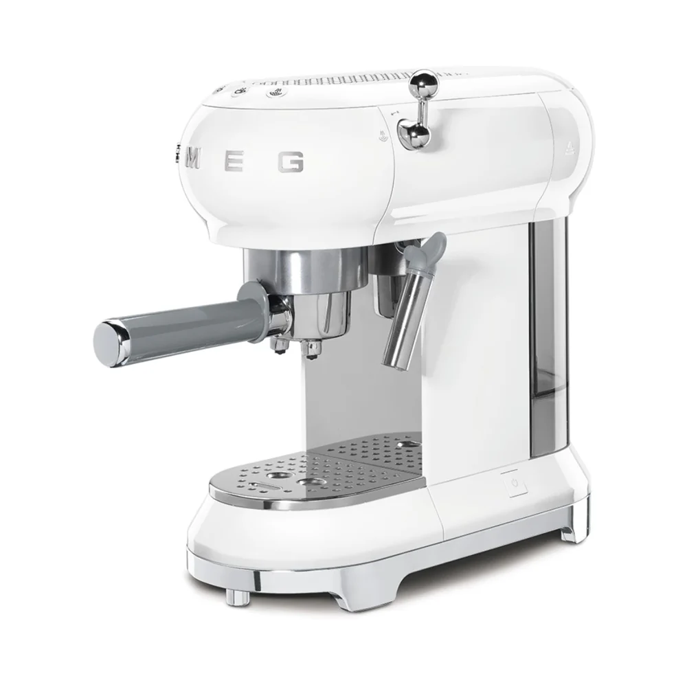 Smeg 50's Style Pump Espresso Maker 1L White - Image 3